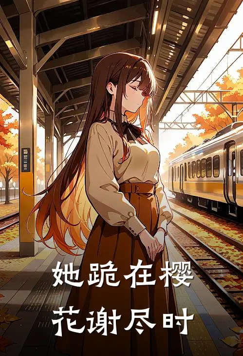 她跪在樱花谢尽时